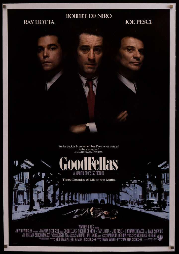 Goodfellas 1 Sheet (27x41) Original Vintage Movie Poster