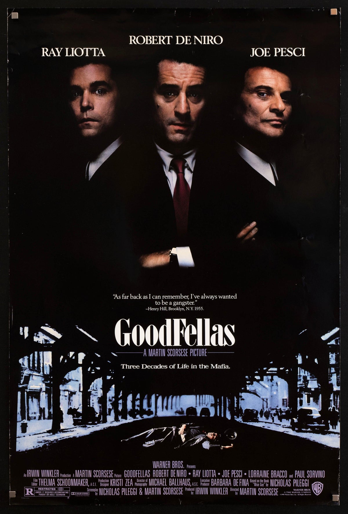 Goodfellas Original Vintage Movie Poster