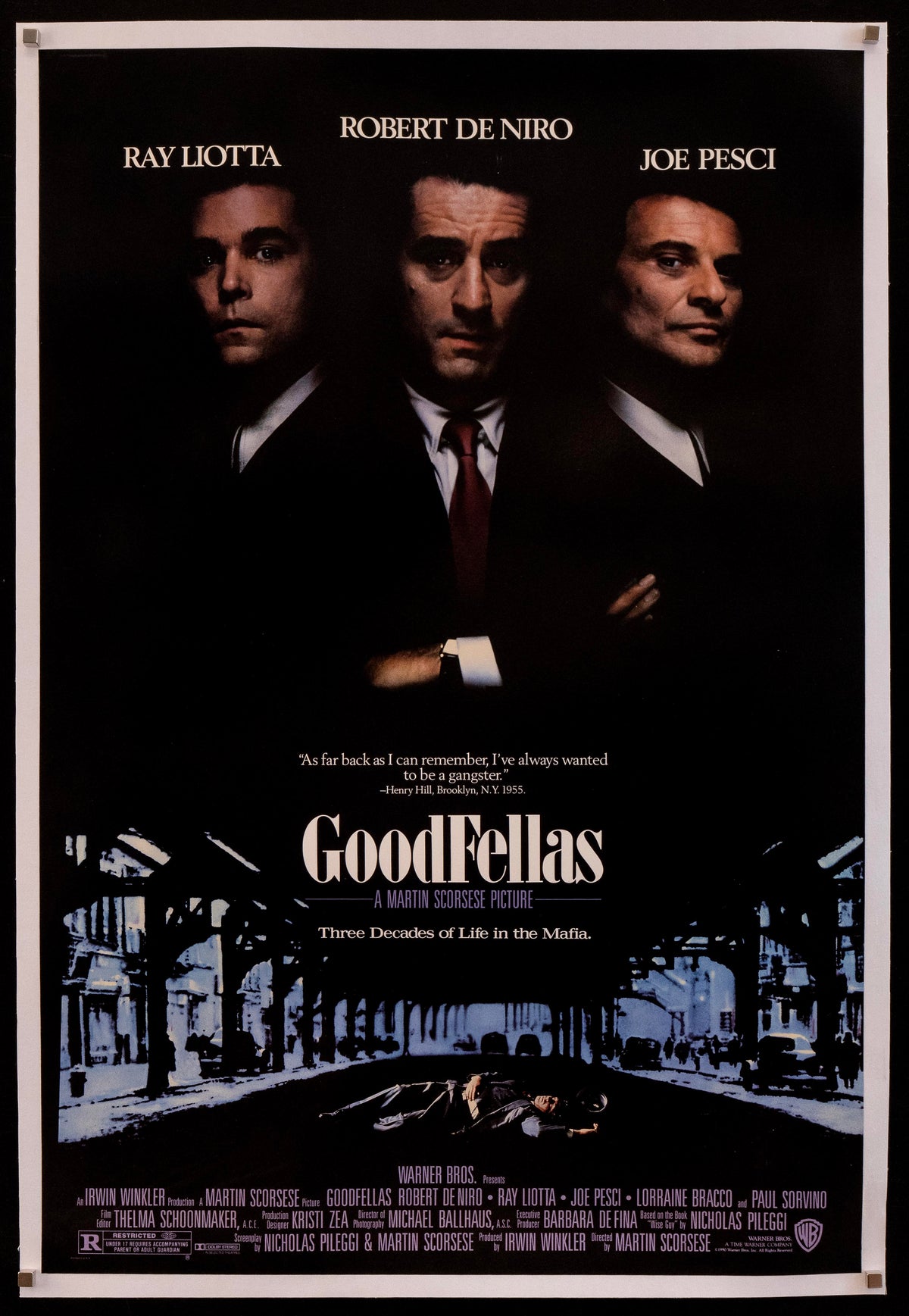 Goodfellas Original Vintage Movie Poster