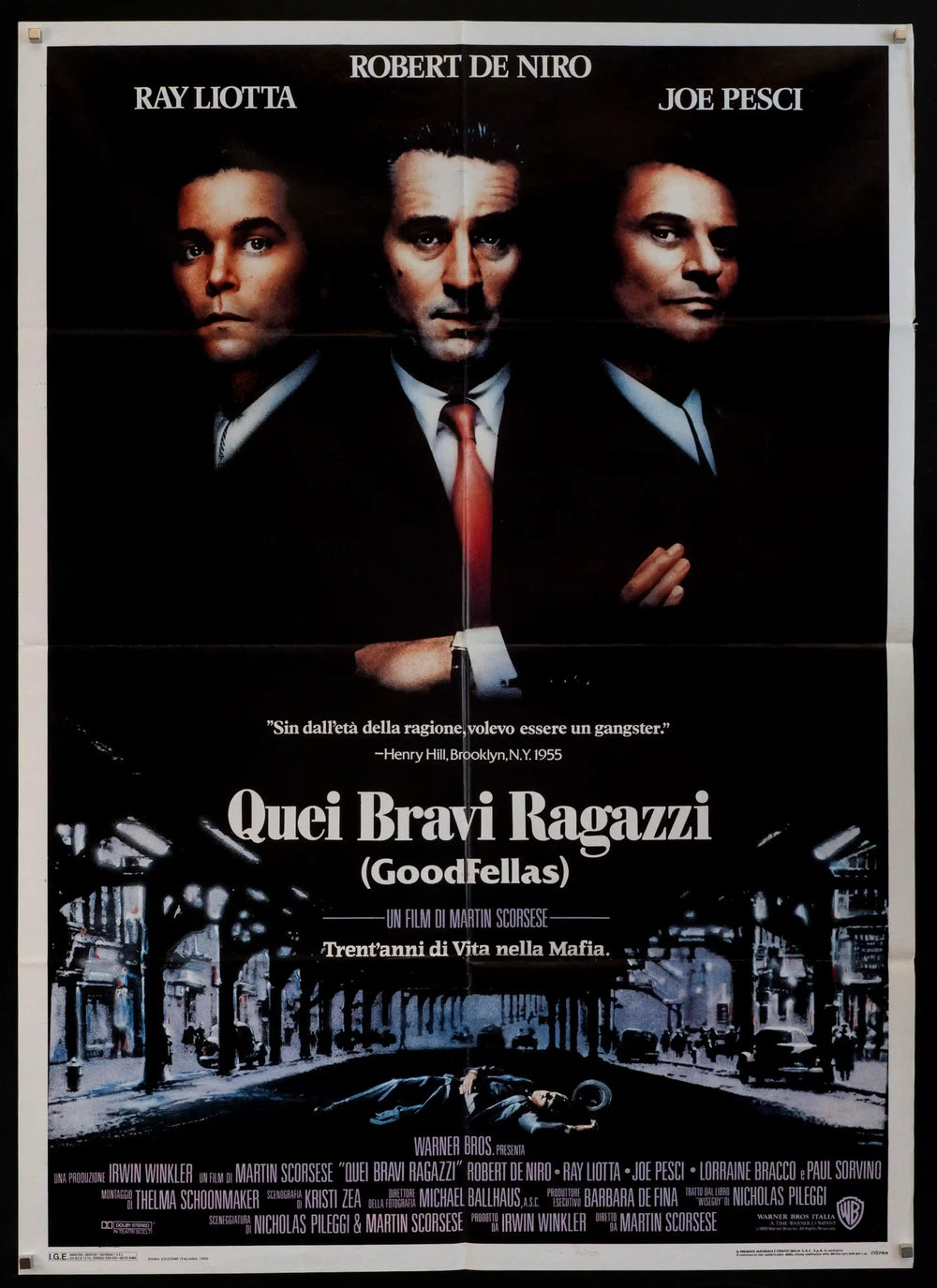 Goodfellas Original Vintage Movie Poster