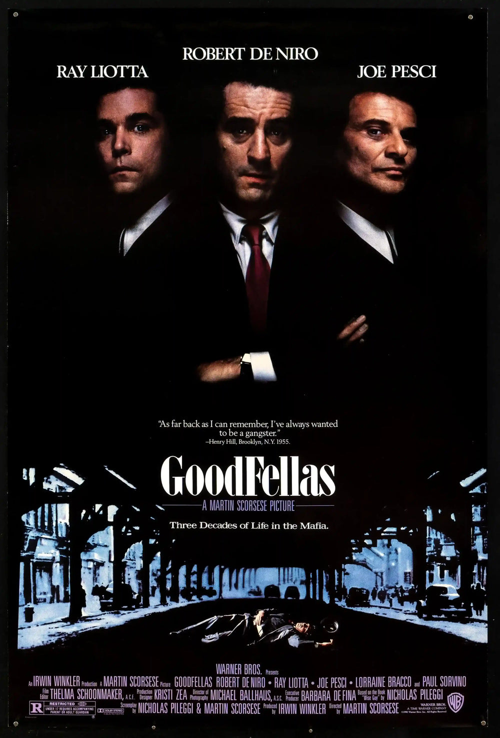 Goodfellas Original Vintage Movie Poster