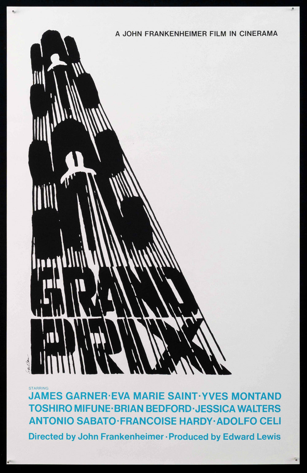 Grand Prix Original Vintage Movie Poster