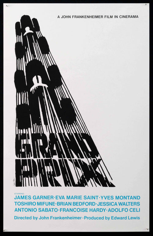 Grand Prix Original Vintage Movie Poster