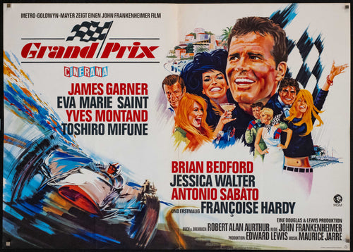 Grand Prix Original Vintage Movie Poster