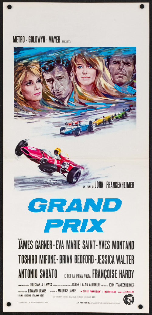 Grand Prix Original Vintage Movie Poster