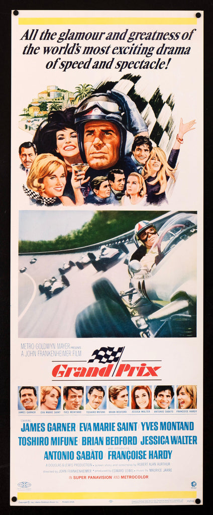 Grand Prix Original Vintage Movie Poster