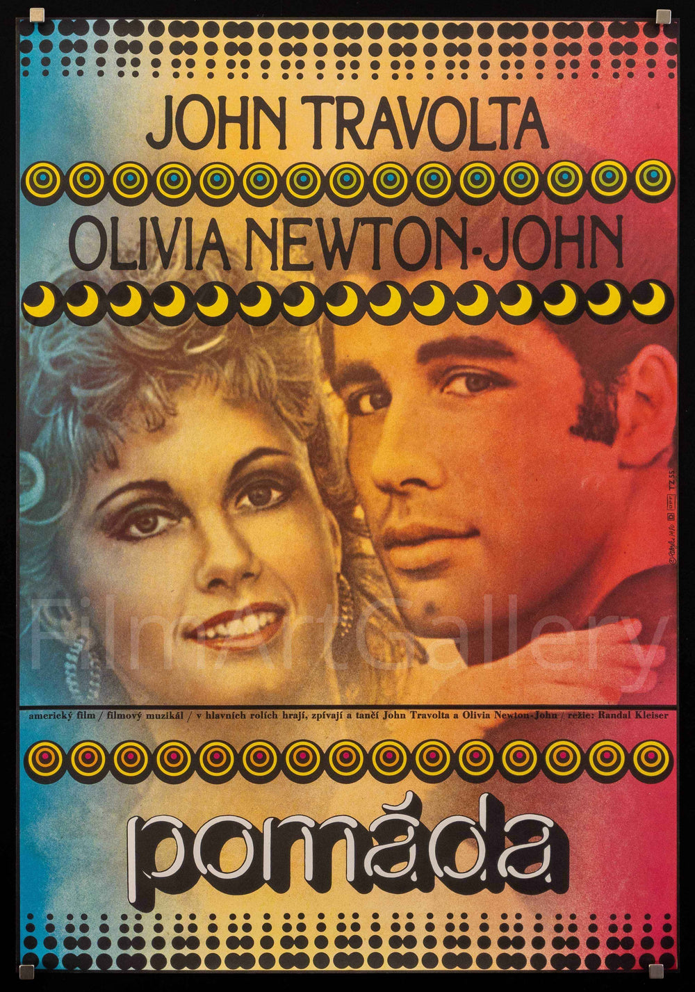 Grease Original Vintage Movie Poster