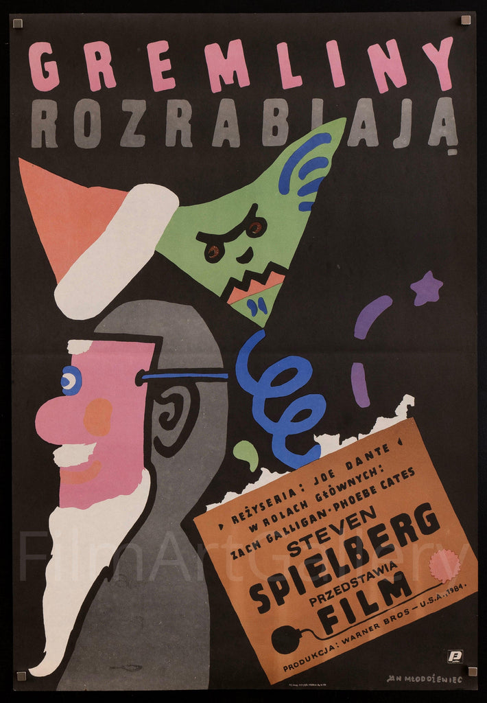 Gremlins Polish B1 (26x38) Original Vintage Movie Poster