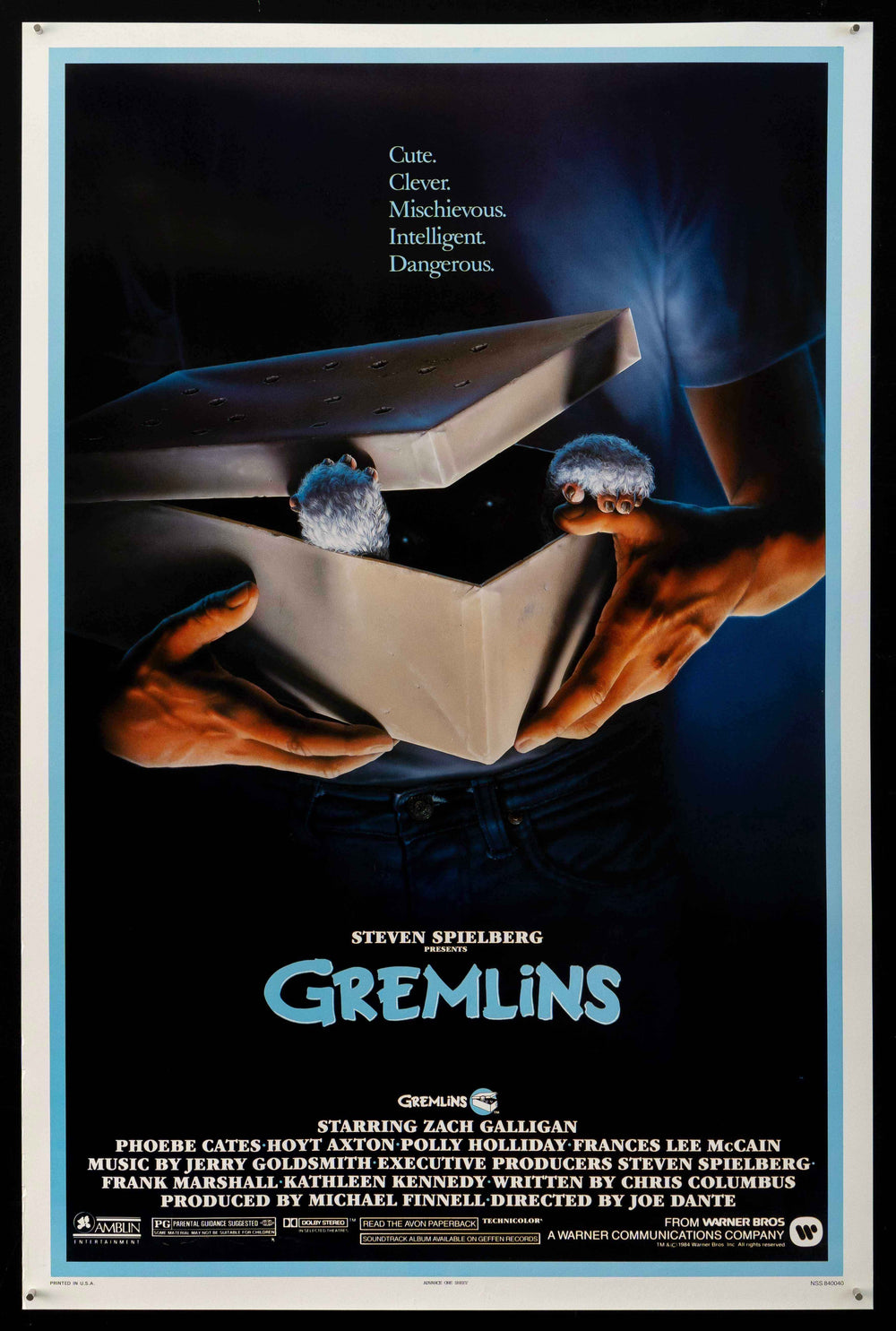 Gremlins Original Vintage Movie Poster