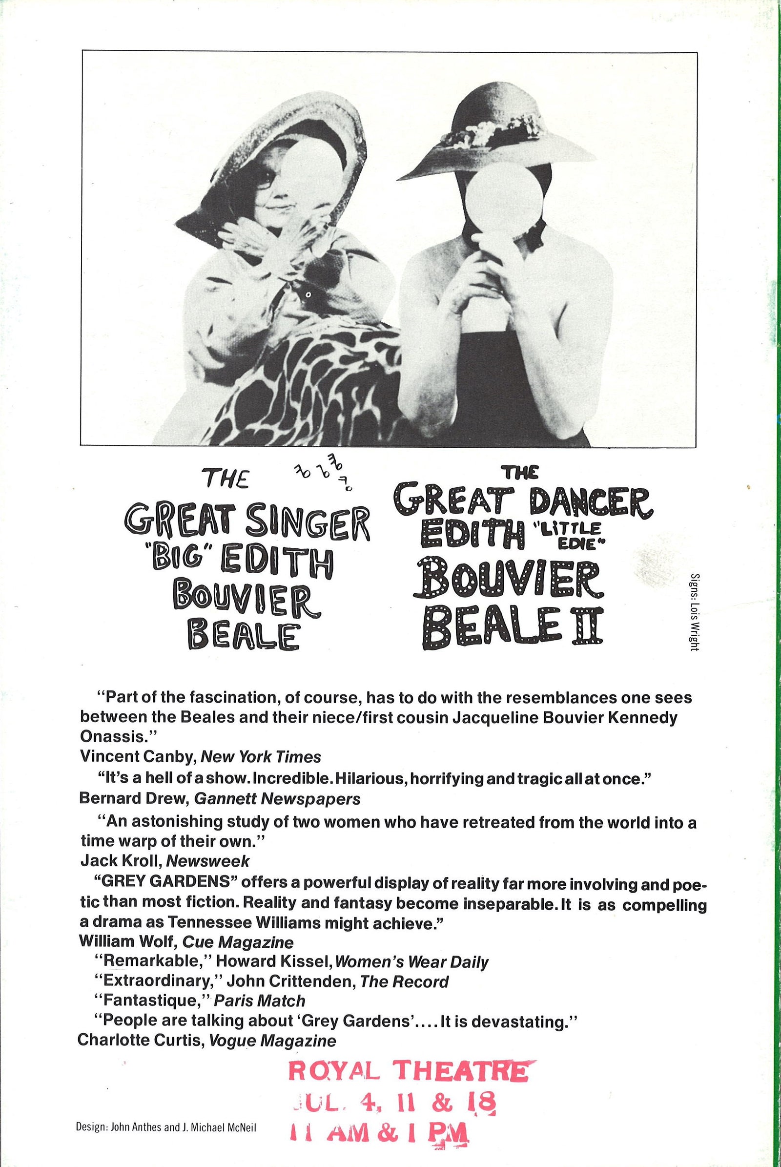 Grey Gardens Original Vintage Movie Poster