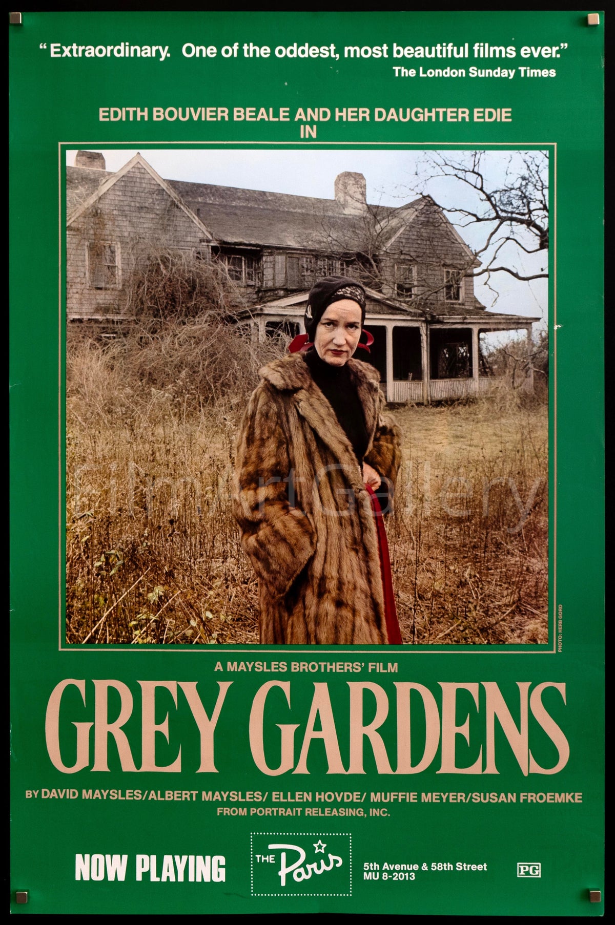 Grey Gardens Original Vintage Movie Poster