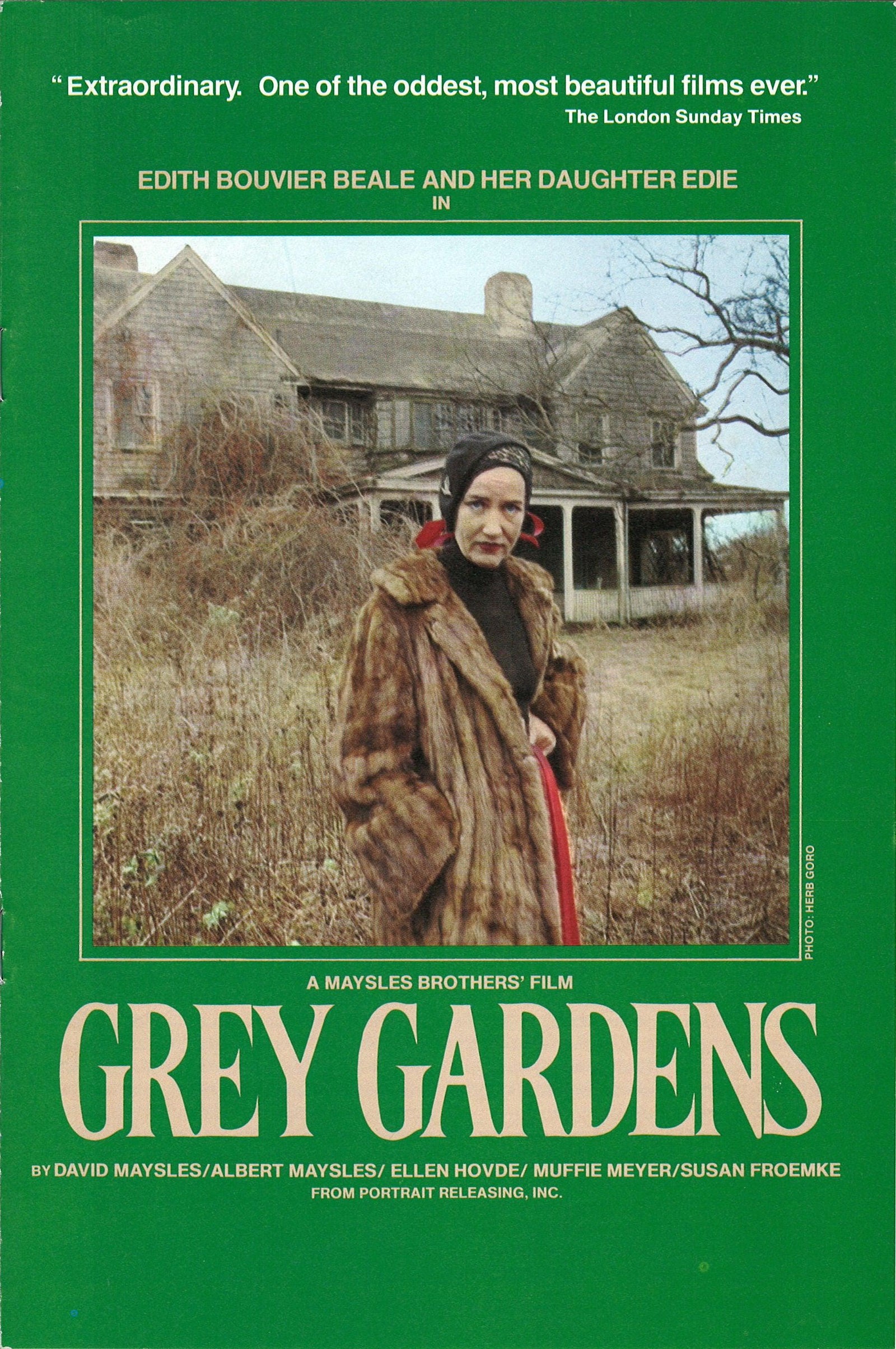 Grey Gardens Original Vintage Movie Poster
