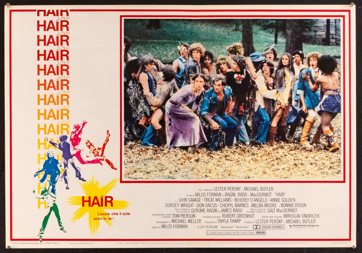 Hair Original Vintage Movie Poster