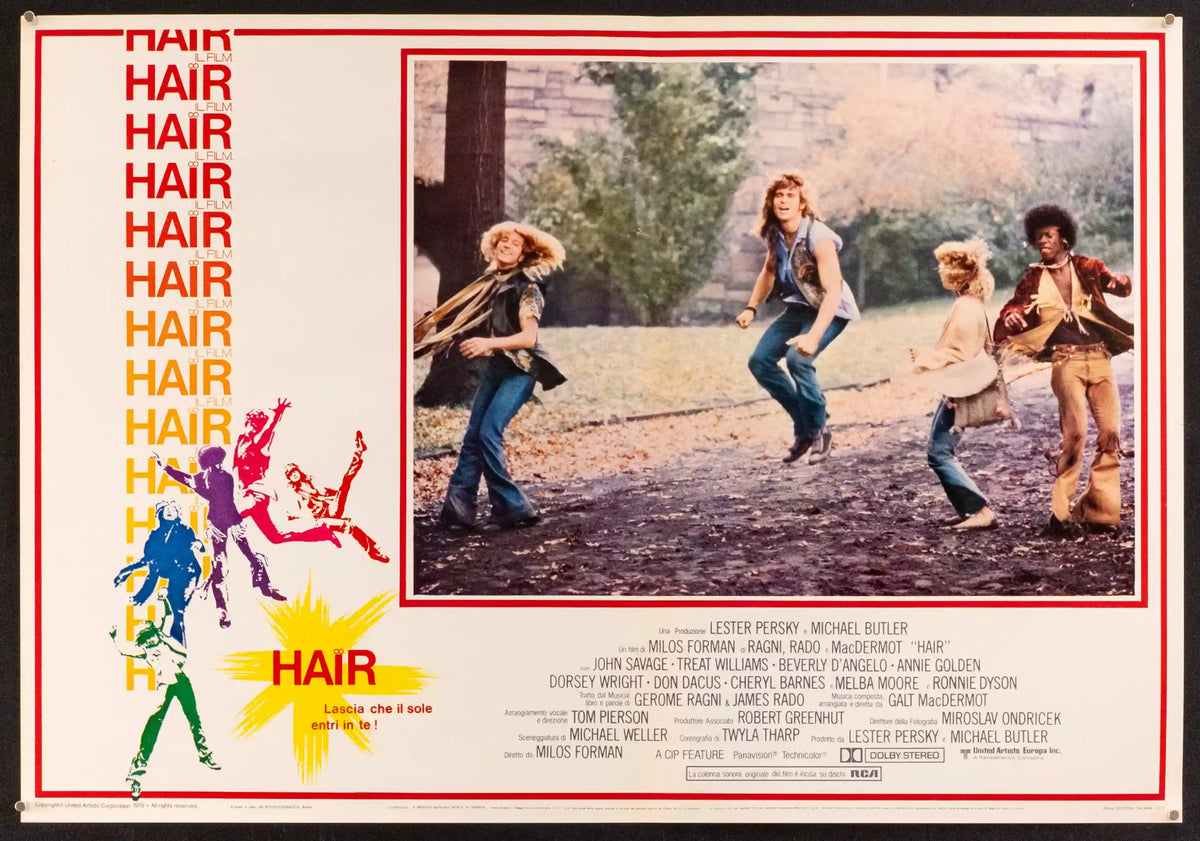 Hair Original Vintage Movie Poster