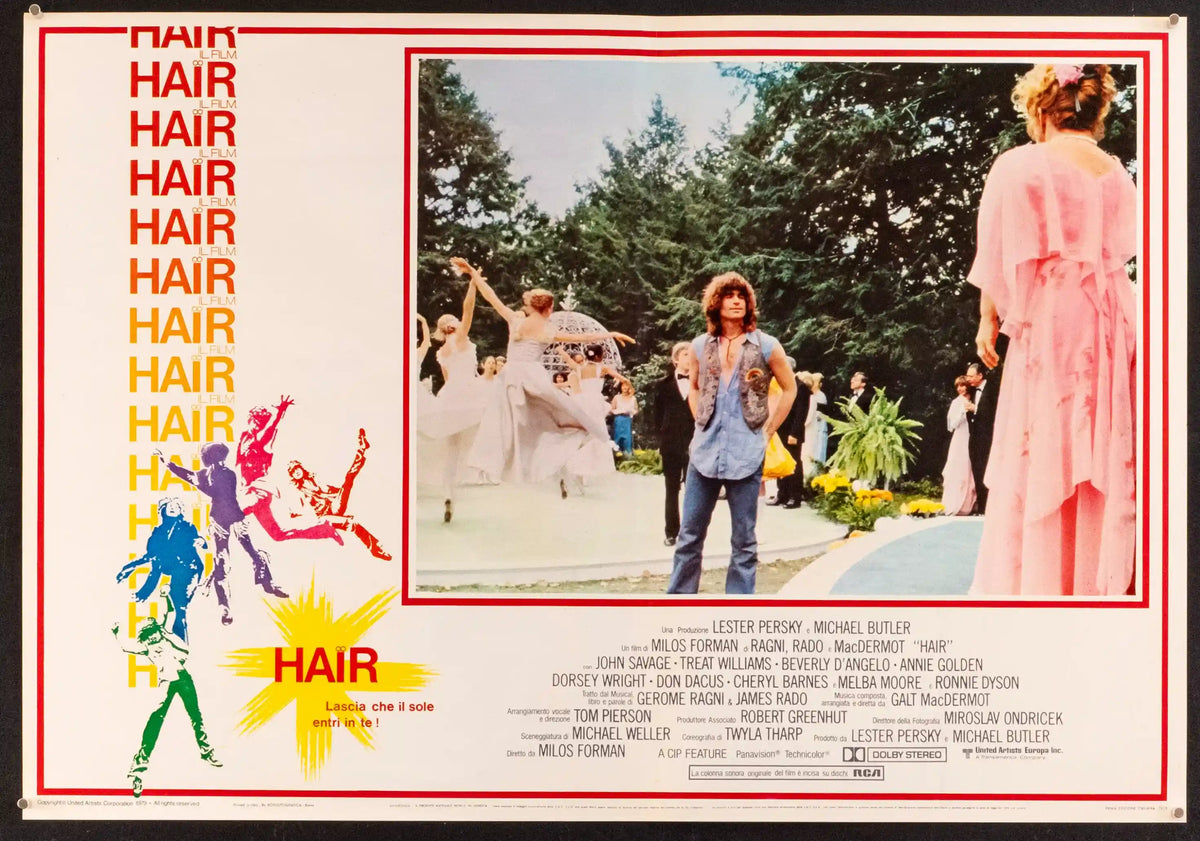 Hair Original Vintage Movie Poster