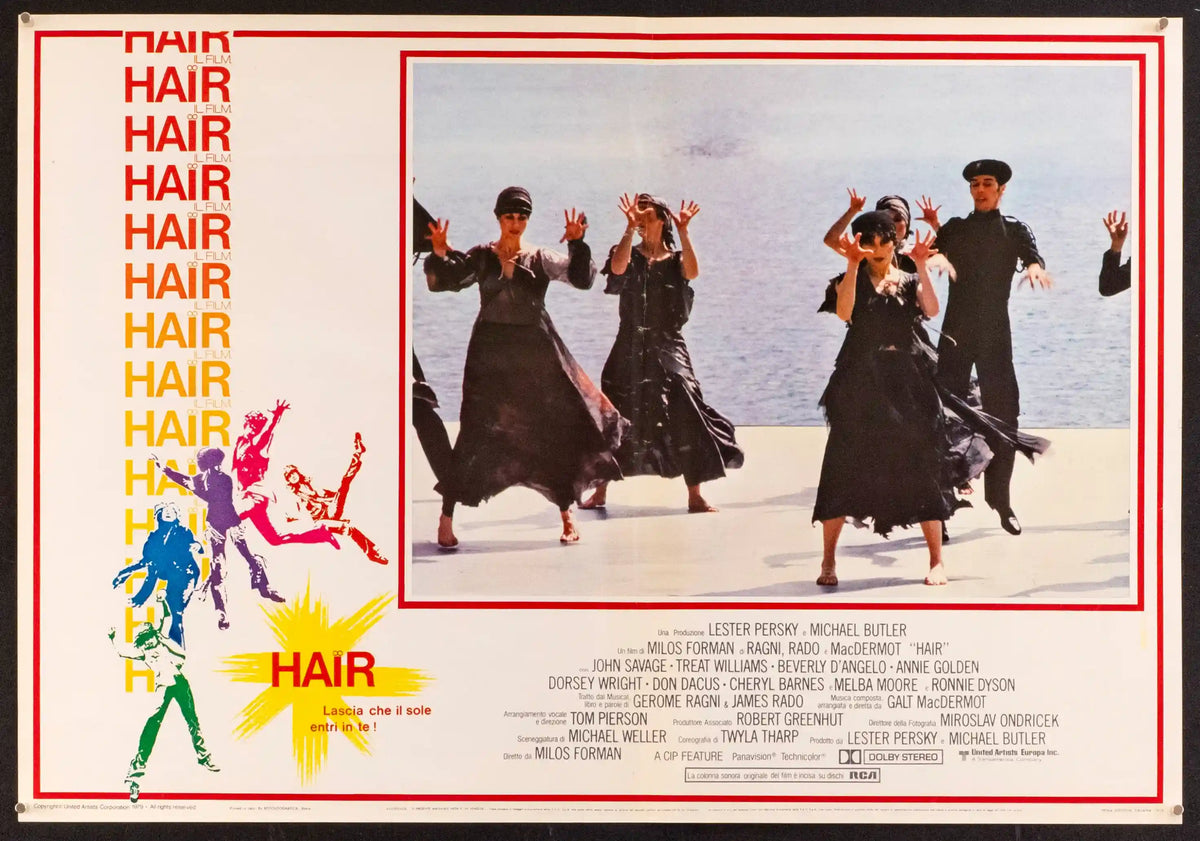 Hair Original Vintage Movie Poster