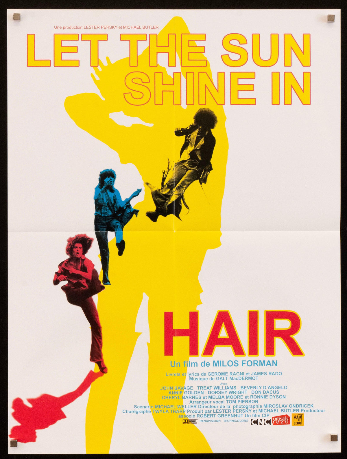 Hair French Small (23x32) Original Vintage Movie Poster