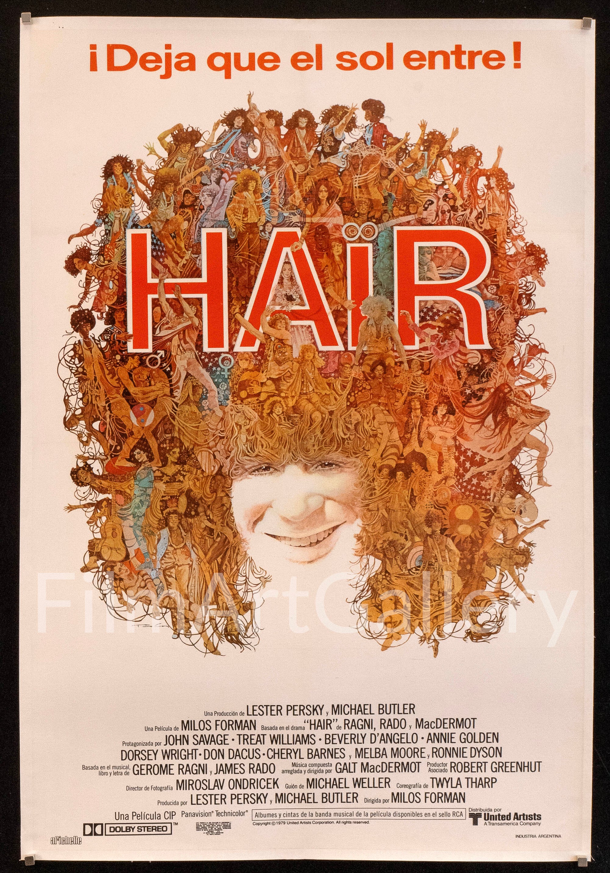 Hair Original Vintage Movie Poster