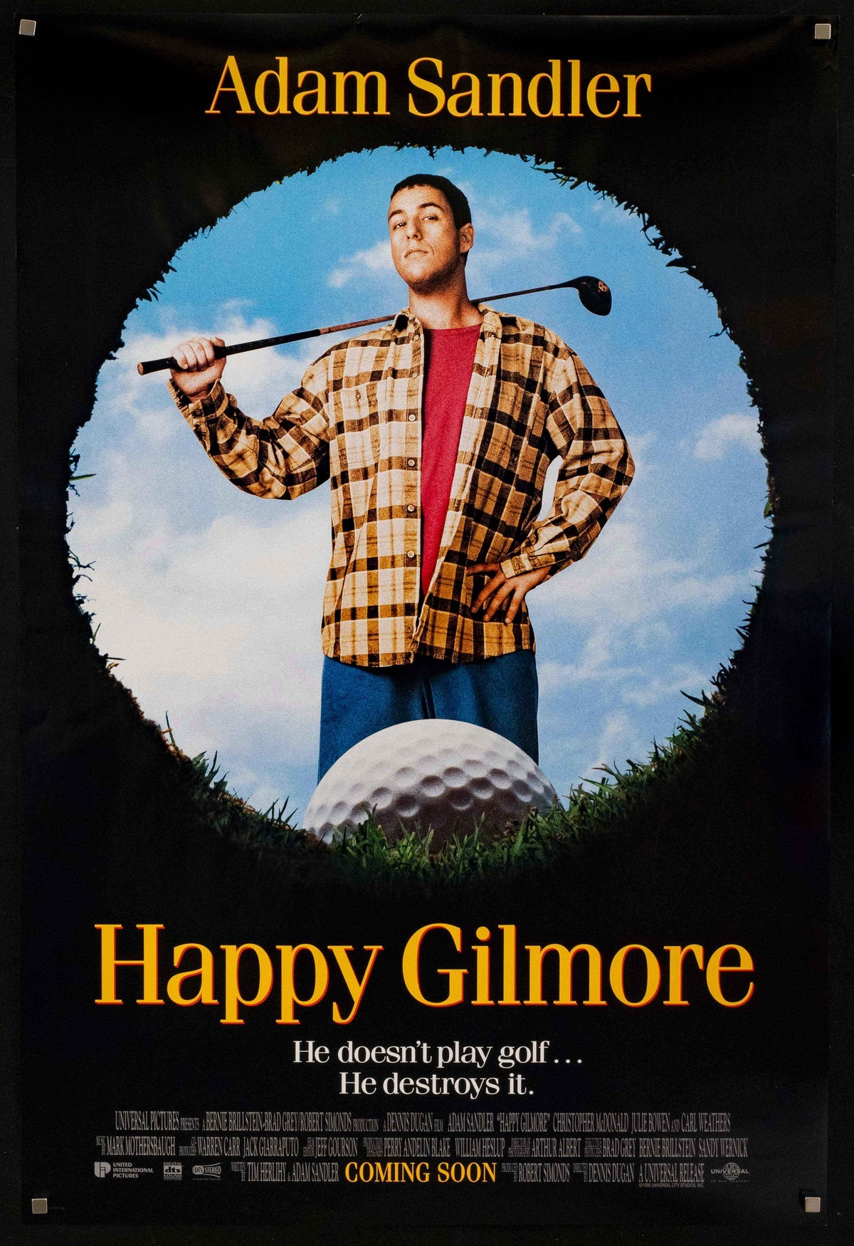 Happy Gilmore Original Vintage Movie Poster