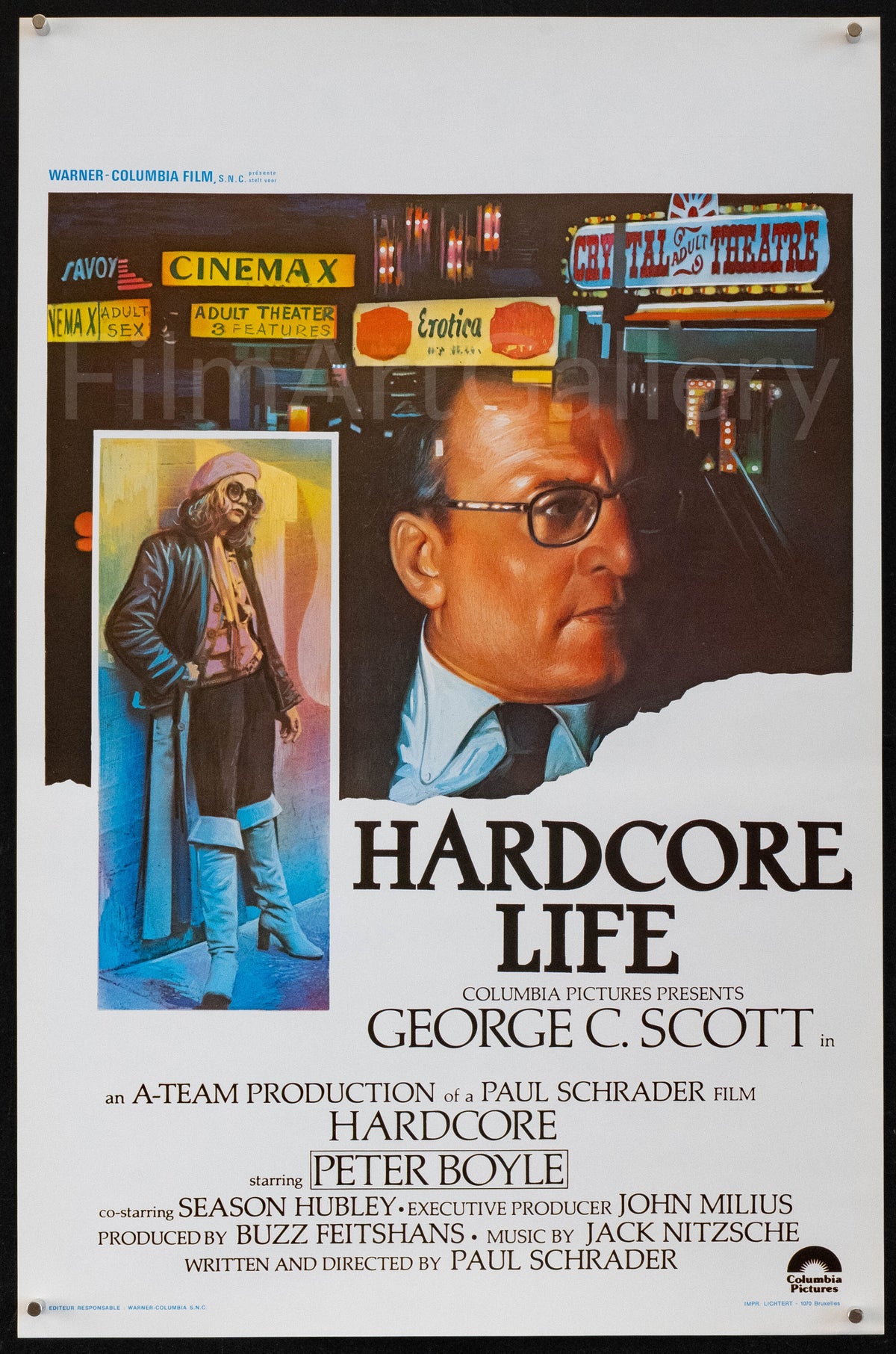 Hardcore Original Vintage Movie Poster