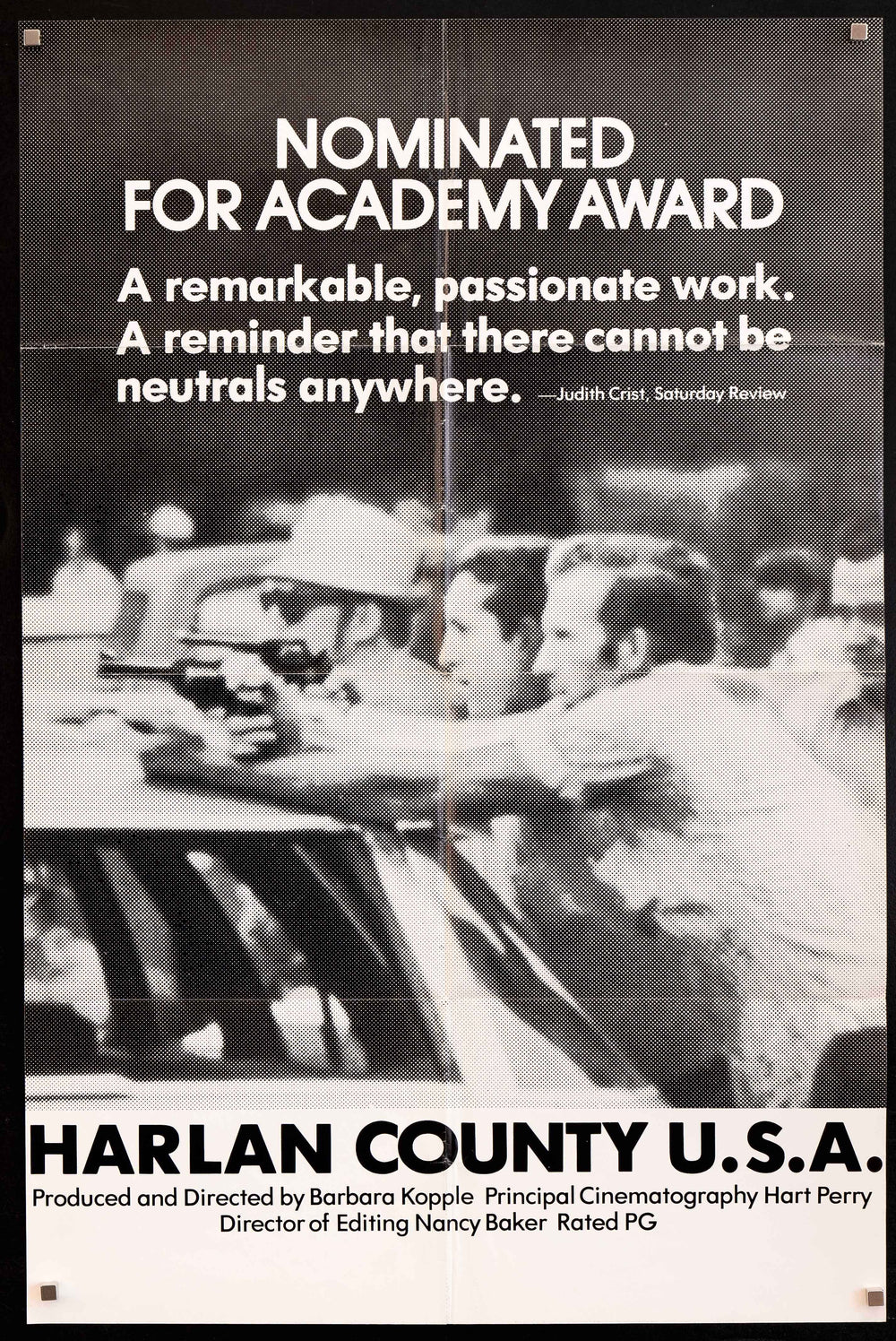 Harlan County U.S.A. Original Vintage Movie Poster