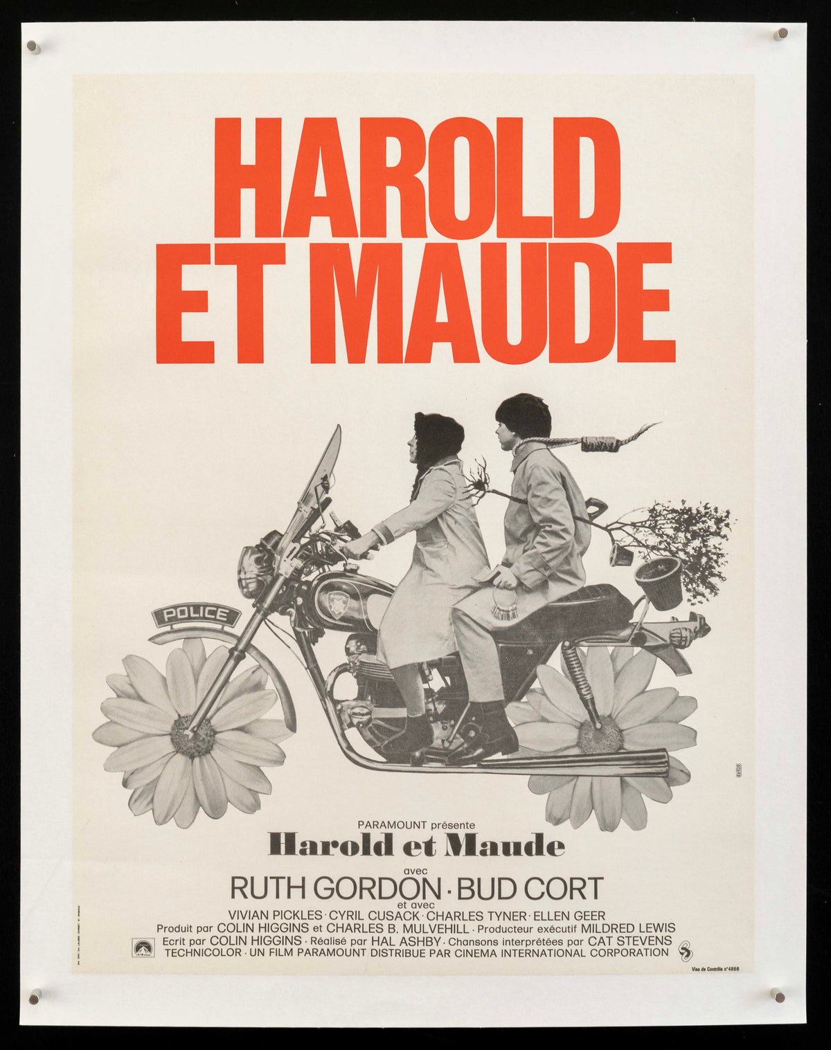 Harold and Maude Original Vintage Movie Poster