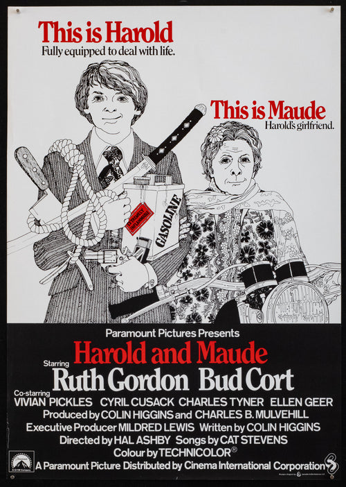 Harold and Maude Original Vintage Movie Poster