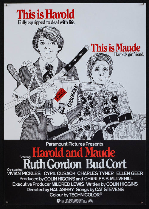 Harold and Maude Original Vintage Movie Poster