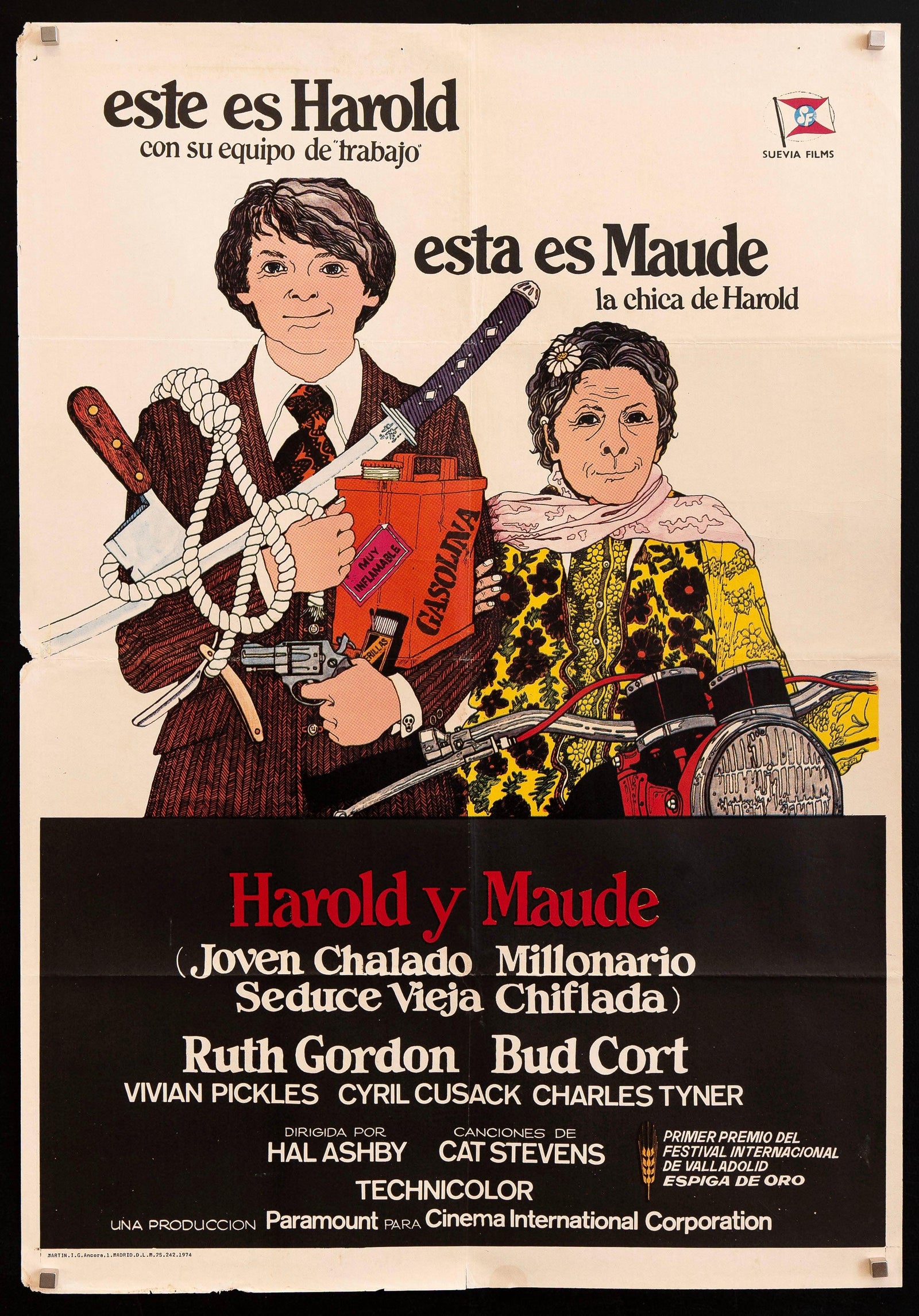 Harold and Maude Original Vintage Movie Poster
