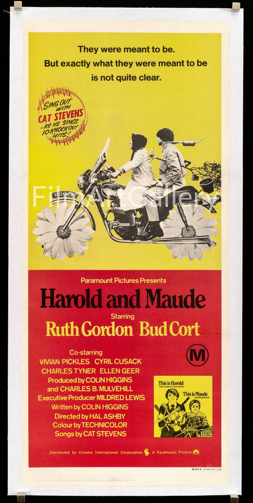 Harold and Maude Original Vintage Movie Poster