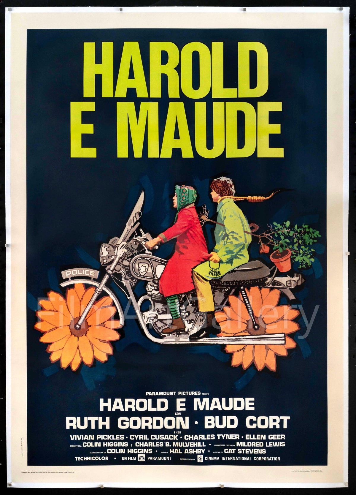 Harold and Maude Original Vintage Movie Poster