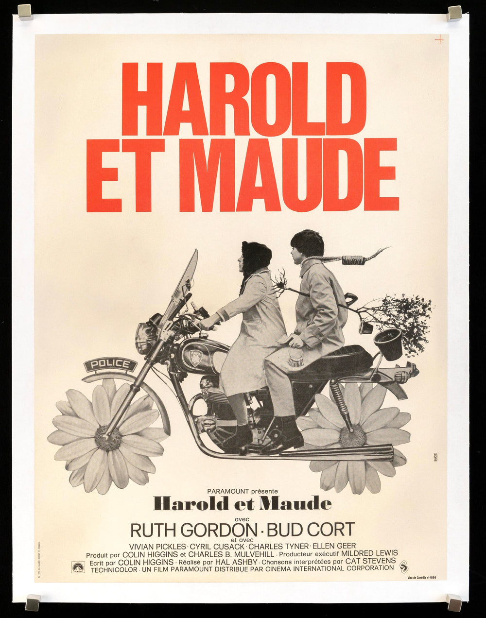 Harold and Maude Original Vintage Movie Poster