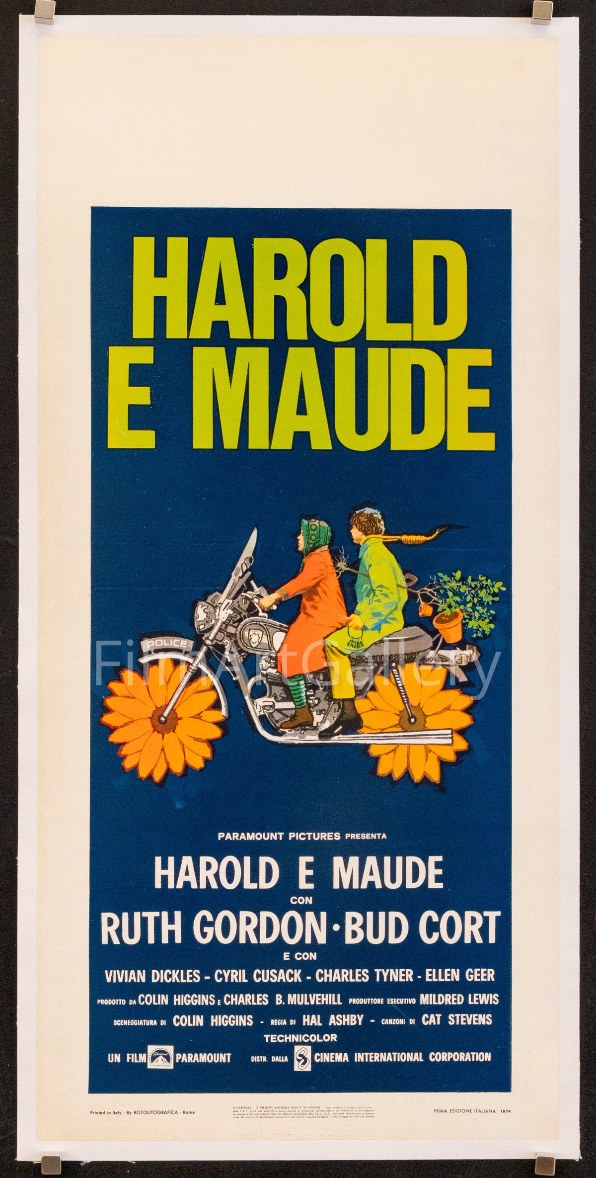 Harold and Maude Original Vintage Movie Poster