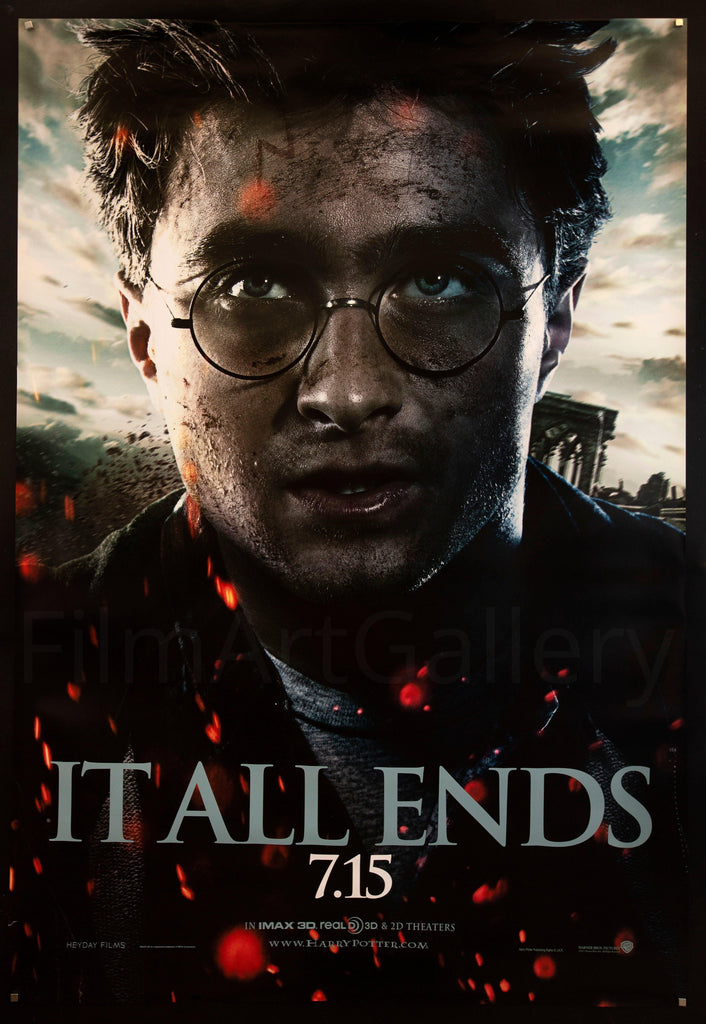 Harry Potter and the Deathly Hallows Part 2 Original Vintage Movie Poster