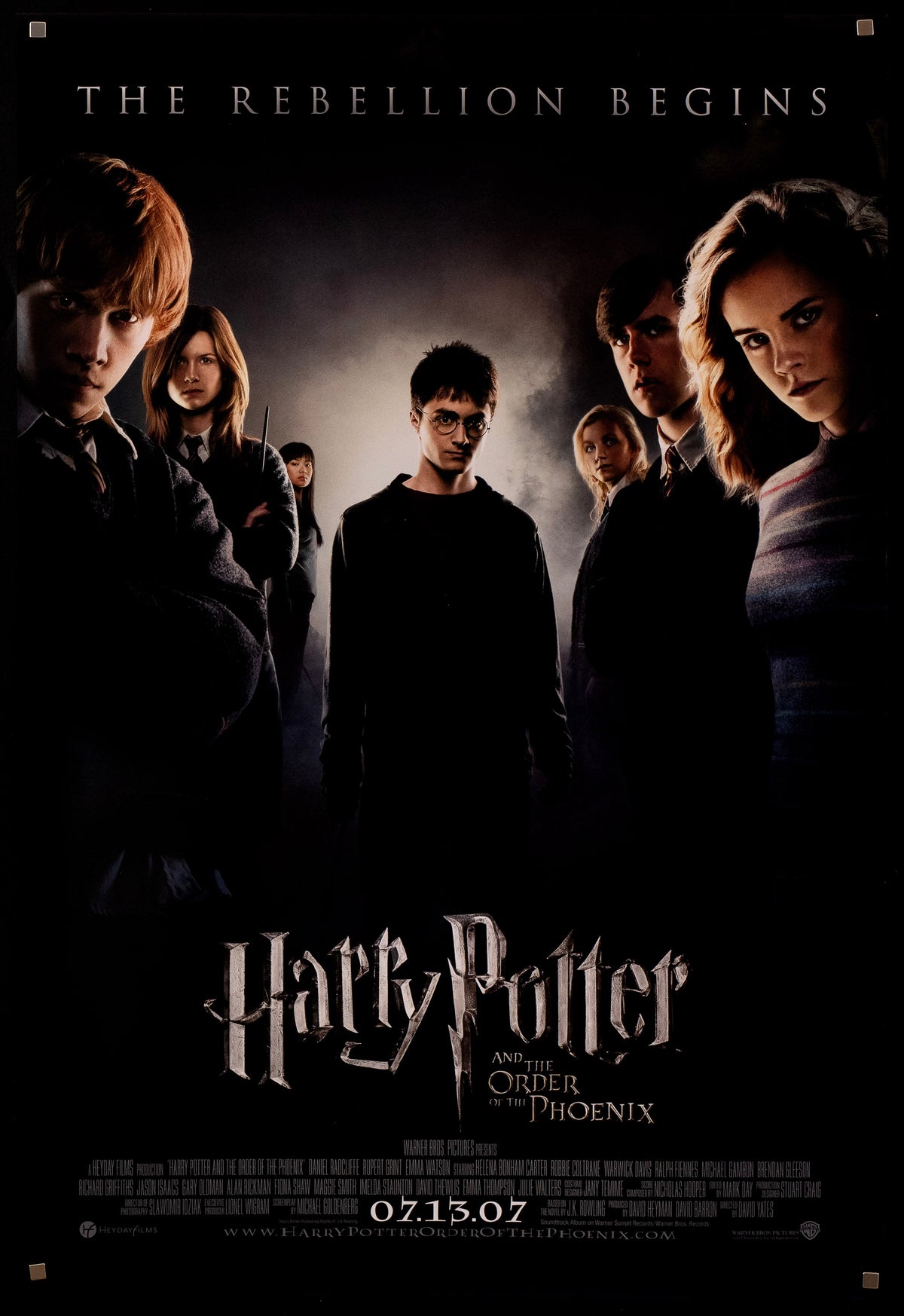 Harry Potter and the Order of Phoenix 1 Sheet (27x41) Original Vintage Movie Poster