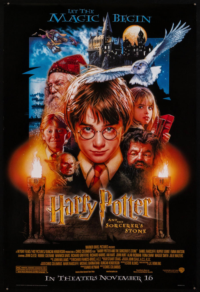Harry Potter and the Sorcerer's Stone Original Vintage Movie Poster