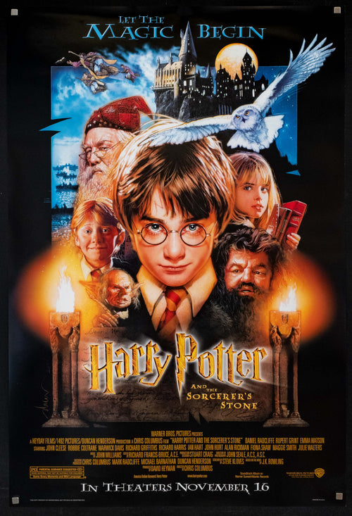 Harry Potter and the Sorcerer's Stone Original Vintage Movie Poster
