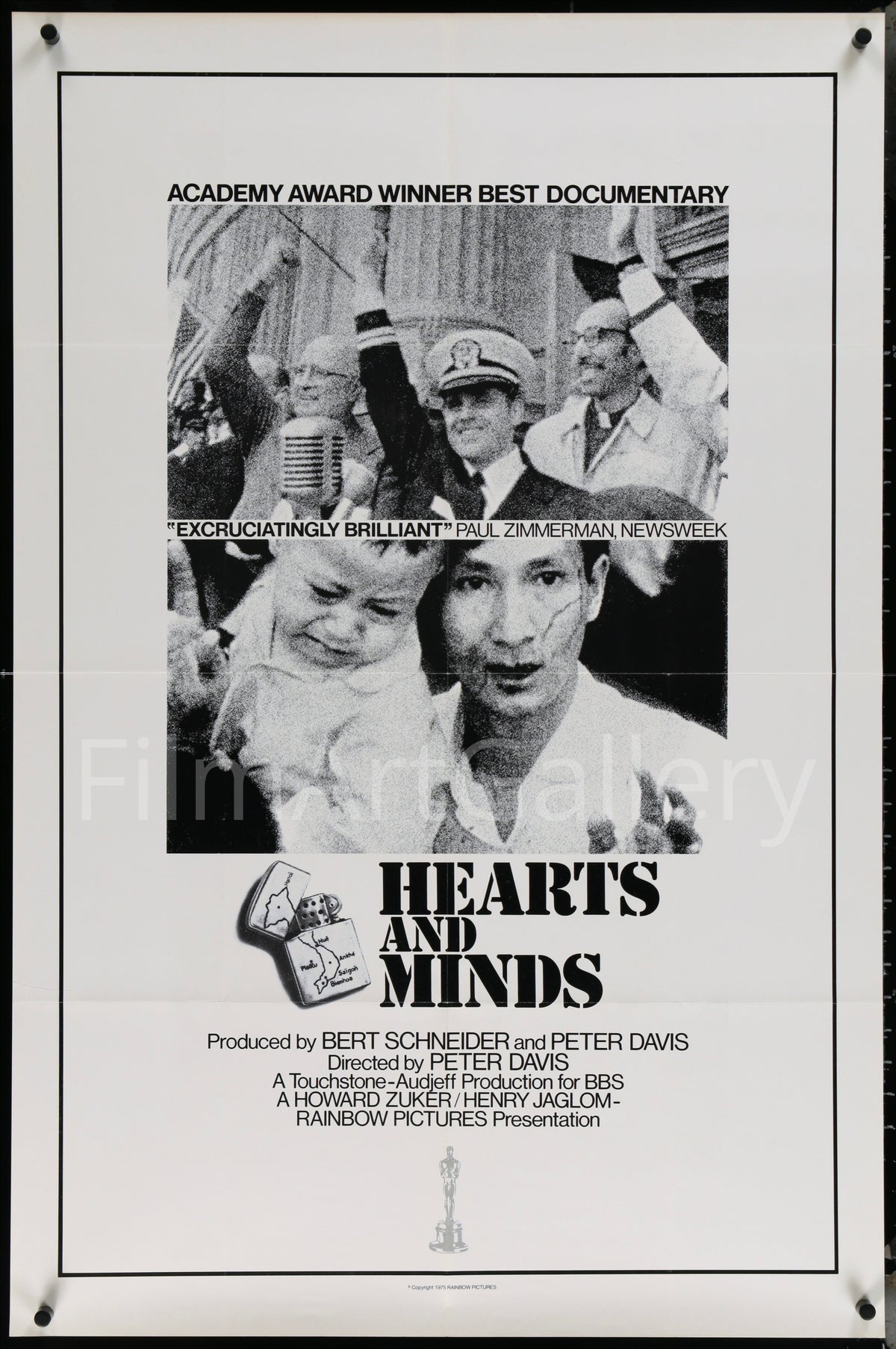 Hearts and Minds Original Vintage Movie Poster