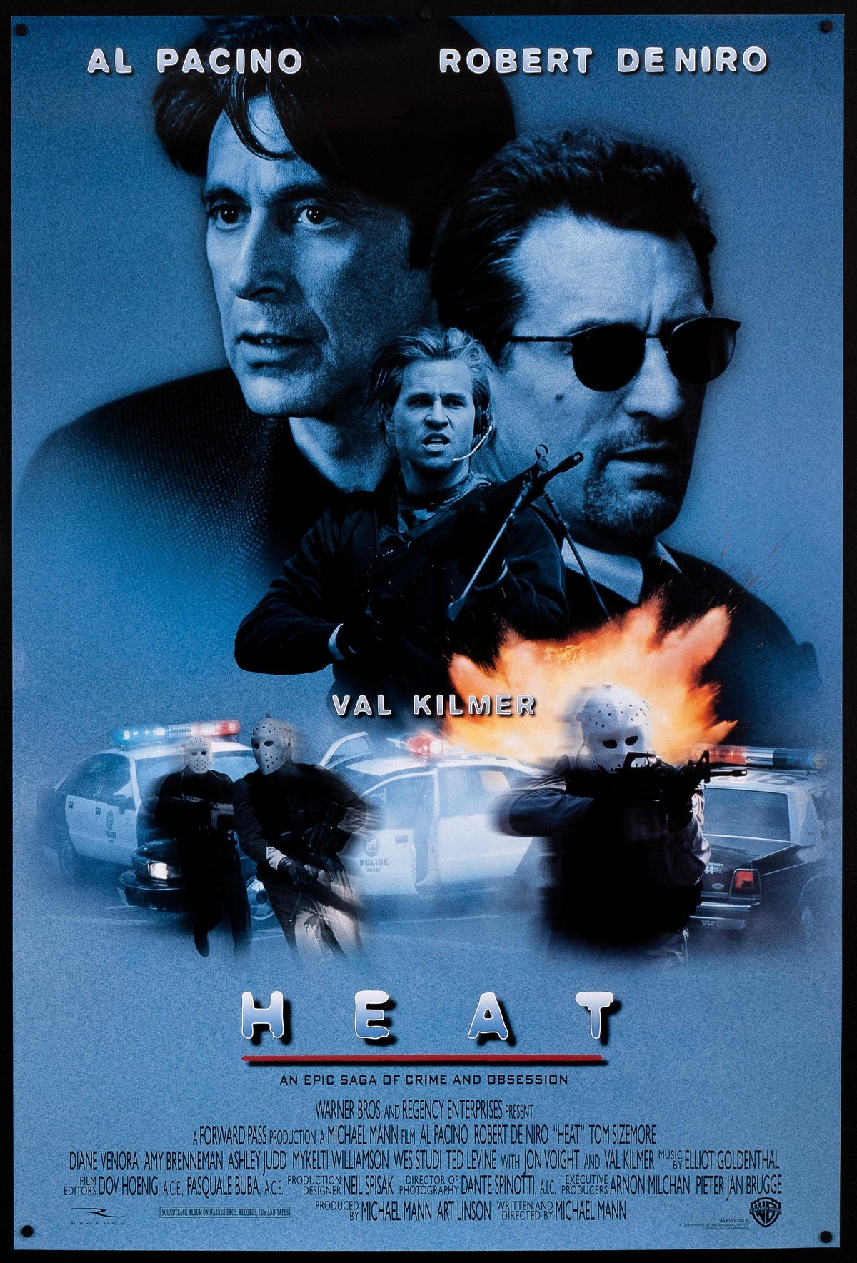 Heat 1 Sheet (27x41) Original Vintage Movie Poster