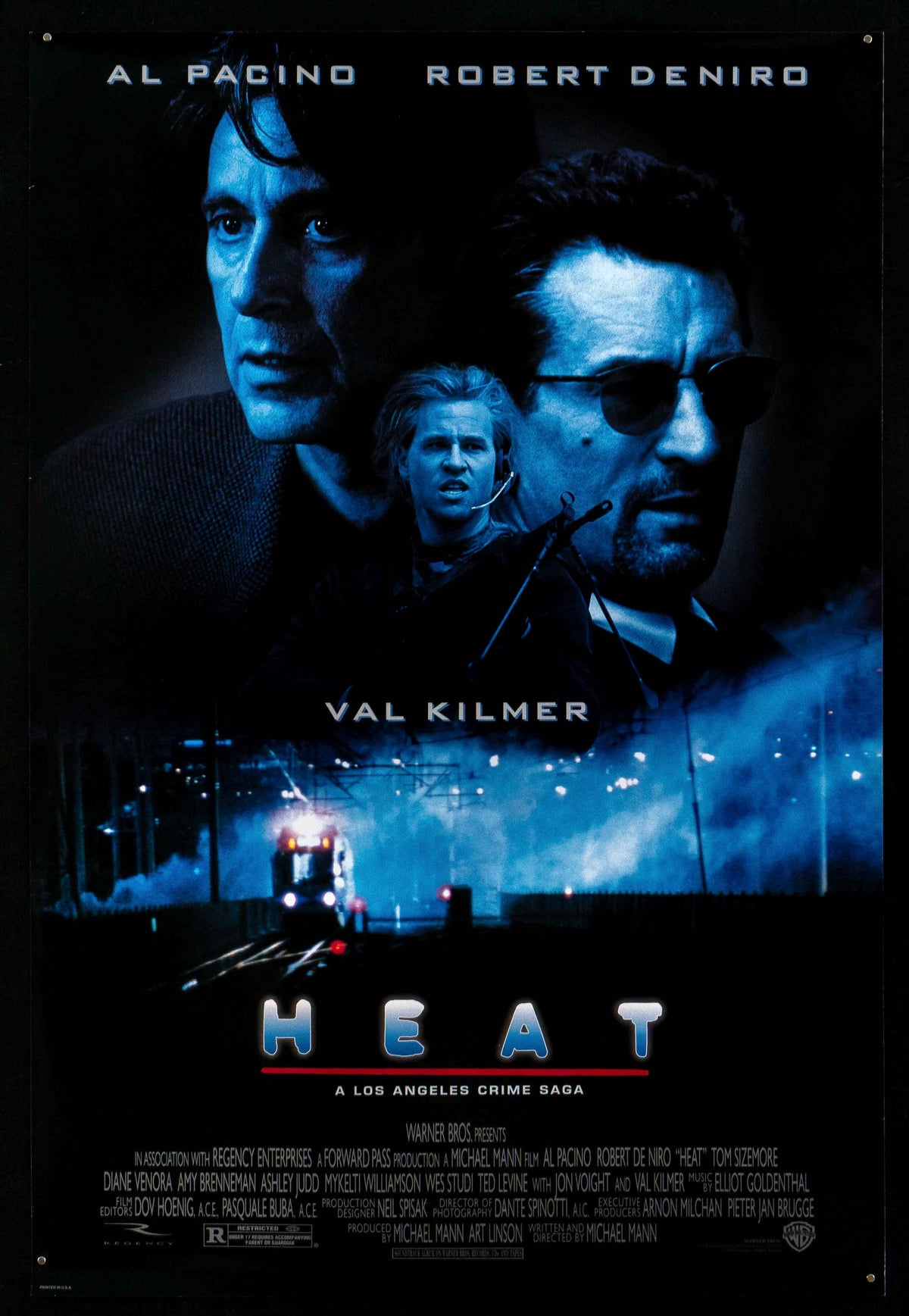 Heat Original Vintage Movie Poster