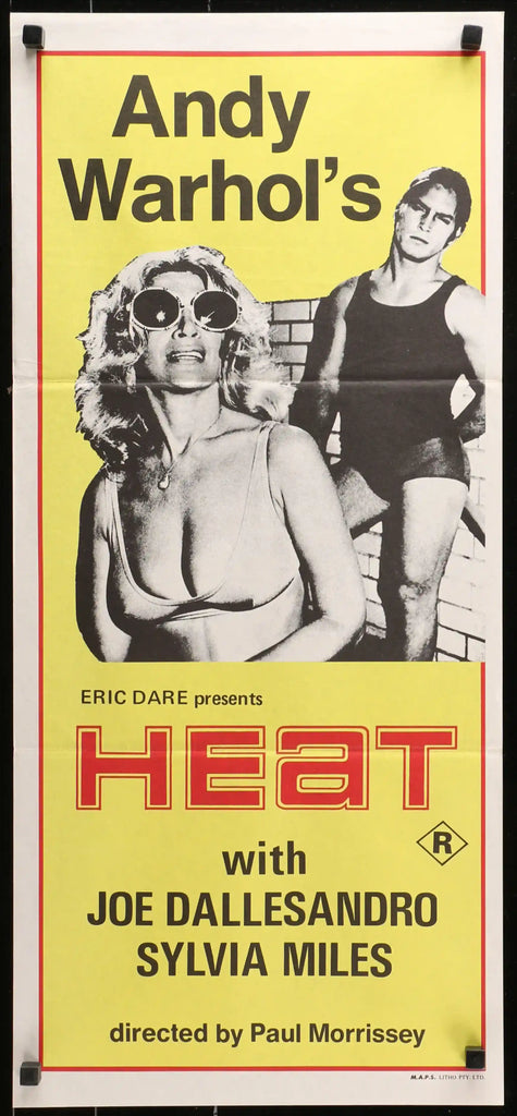 Andy Warhol's Heat Movie Poster 1972 Australian Daybill (13x30)