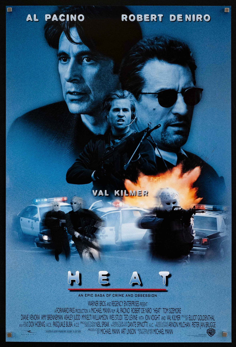 Heat Original Vintage Movie Poster