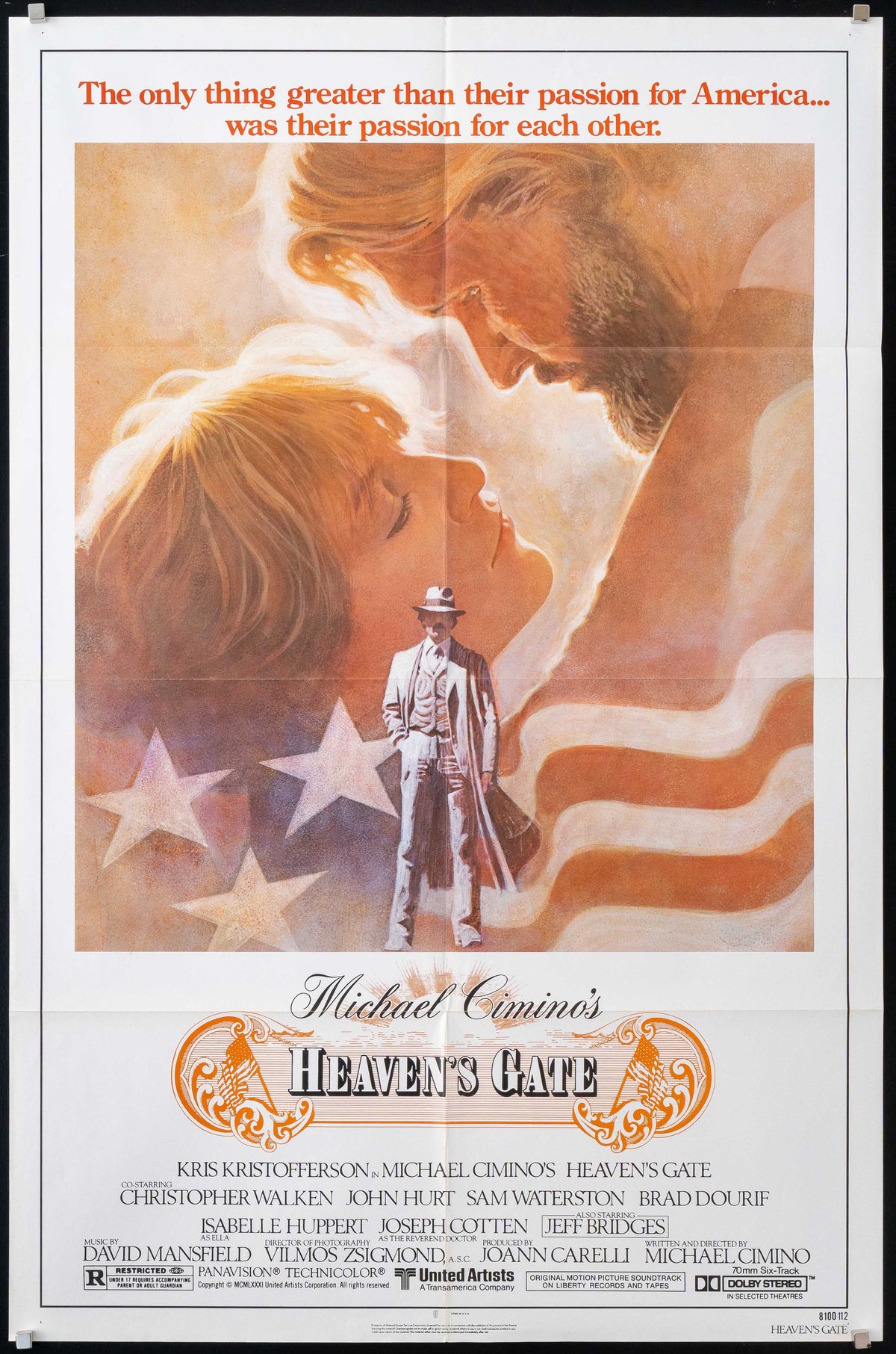 Heaven&#39;s Gate 1 Sheet (27x41) Original Vintage Movie Poster