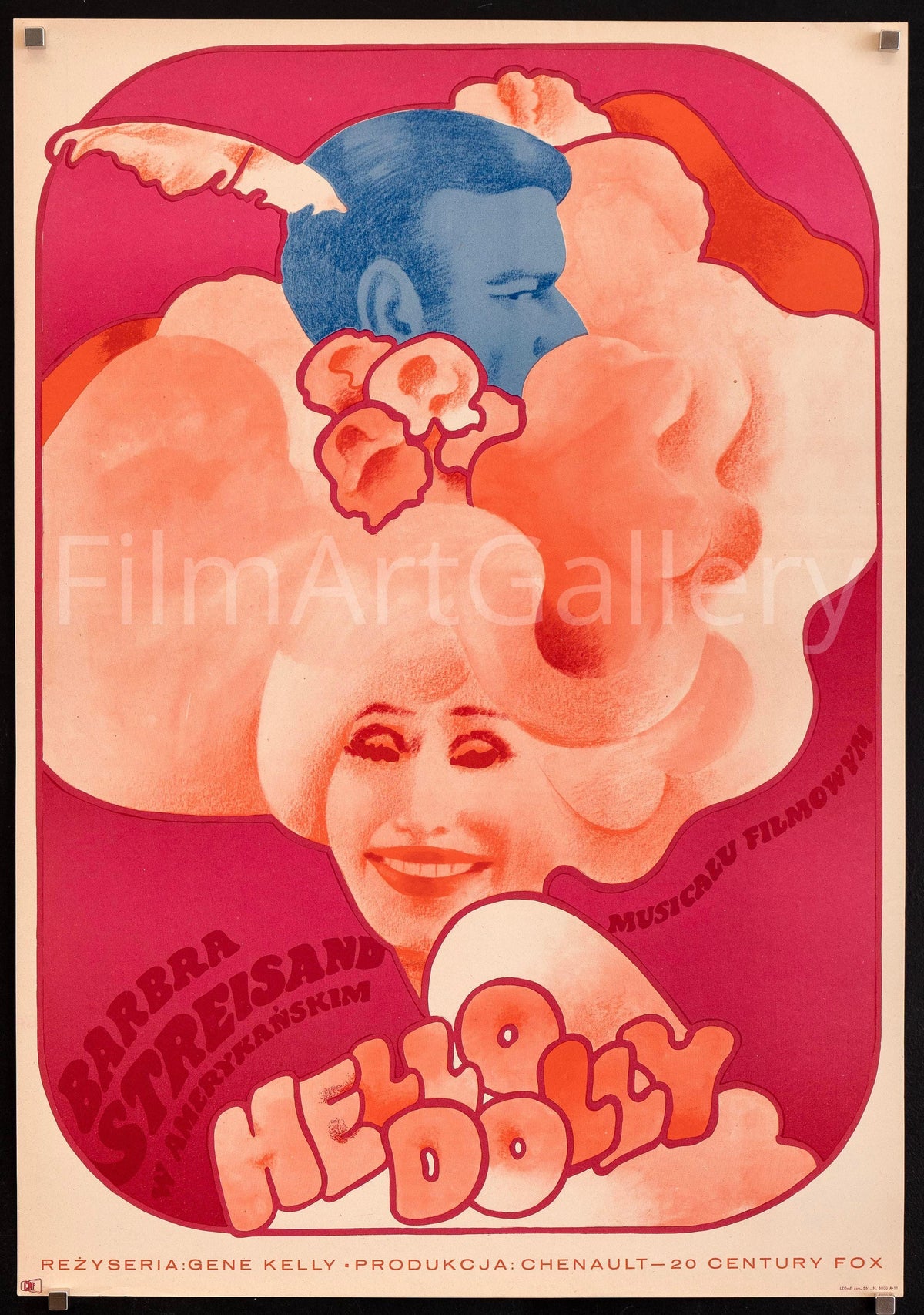 Hello, Dolly! Polish A1 (23x33) Original Vintage Movie Poster