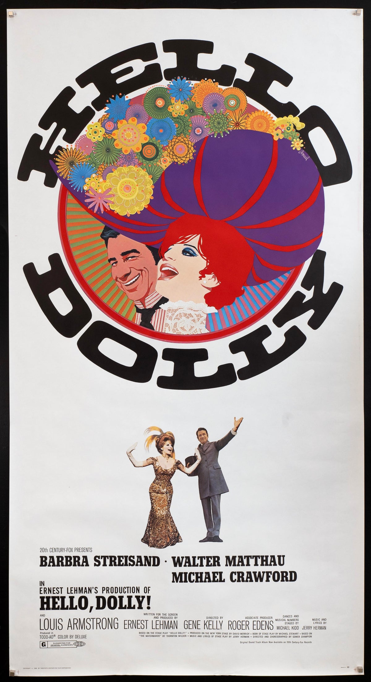 Hello, Dolly! Original Vintage Movie Poster