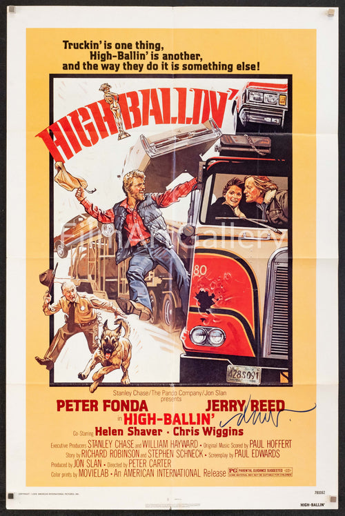 High-Ballin' Original Vintage Movie Poster