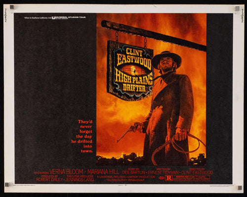 High Plains Drifter Original Vintage Movie Poster