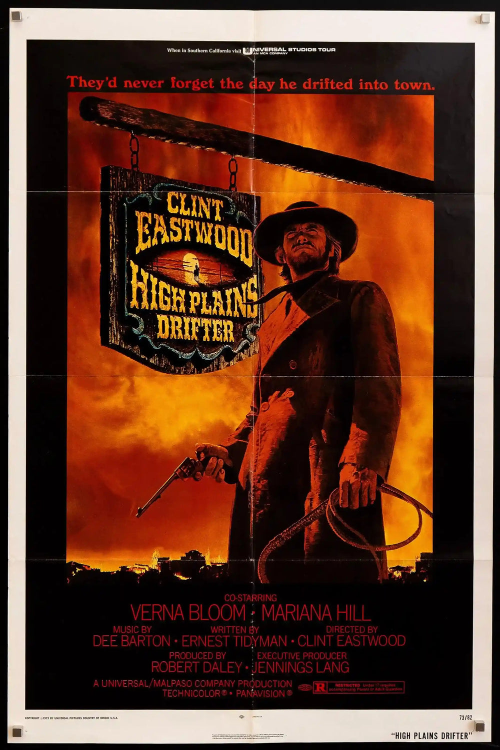 High Plains Drifter Original Vintage Movie Poster