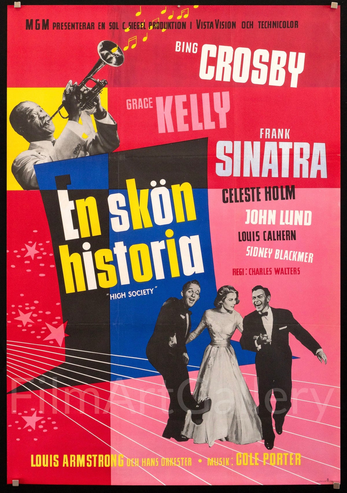 High Society Original Vintage Movie Poster