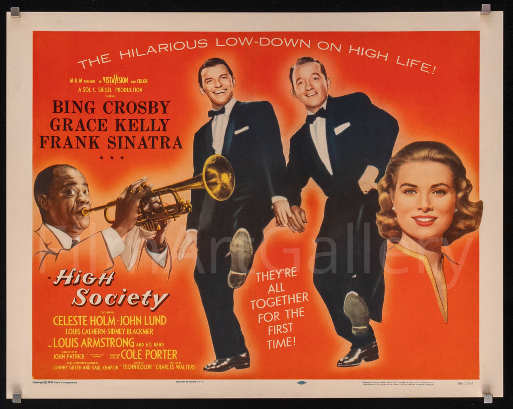 High Society Original Vintage Movie Poster
